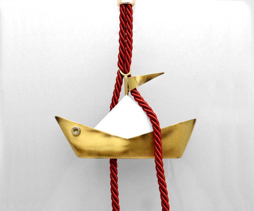 Decorative Sailboat on plexiglass, Bronze Sailboat, Handmade Sailboat, Corporate Gift, Office Decor - ELEFTHERIOU EL