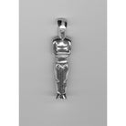 Female figurine normal type (Kapsalis Variety) Brooch in sterling silver (K-53) - ELEFTHERIOU EL
