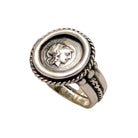 Goddess Athena Coin Ring, Handmade Ring