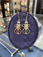 Greek Cycladic Earrings, Greek Earrings, Cycladic Figurine, Lovers Earrings, Gift Earrings, Greek Jewelry (AG-09)