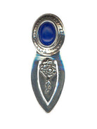 Greek Handmade Bookmark in Sterling Silver with Lapis Lazuli (PH-17)