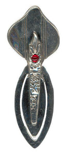 Greek Handmade Bookmark in Sterling Silver with zircon (PH-13)