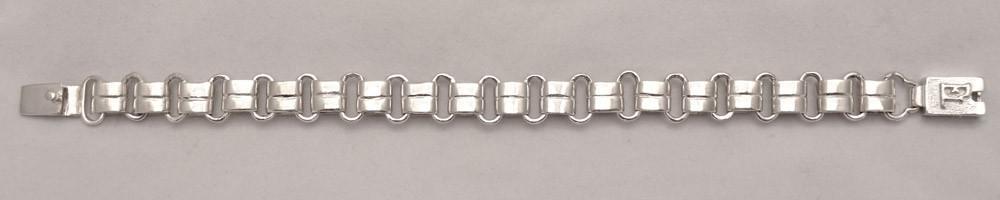 Greek Handmade Bracelet in Sterling Silver (B-130) - ELEFTHERIOU EL