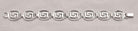 Greek Key Meander Bracelet in Sterling Silver (B-109)