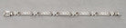 Greek Key Meander Bracelet in Sterling Silver (B-51) - ELEFTHERIOU EL