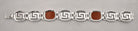 Greek Key Meander Bracelet in Sterling Silver (B-67)