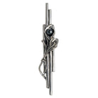 Greek Traditional Brooch in Sterling silver with hematitis (K-28)