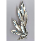 Greek Traditional Olive leaf brooch in Sterling silver (K-44) - ELEFTHERIOU EL