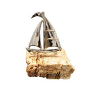 Handmade sailboat in sterling silver Nautical Decor (A-33-30)