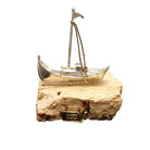 Handmade sailboat in sterling silver Nautical Decor (A-36-31)