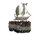 Handmade sailboat in sterling silver Nautical Decor (A-39-32)
