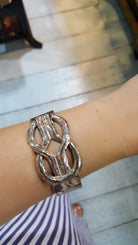 Love Knot Bangle in Sterling Silver (B-114)