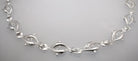 Minoan Dolphins Racing Sterling Silver Necklace (PE-13)