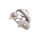 Minoan Dolphins Ring in Sterling Silver (DT-81) - ELEFTHERIOU EL