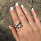 Minoan Dolphins Ring in Sterling Silver (DT-86)