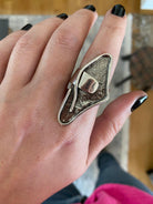 Ring in Sterling Silver with Decorative Black Patina (Oxidation) (DM-39) - ELEFTHERIOU EL
