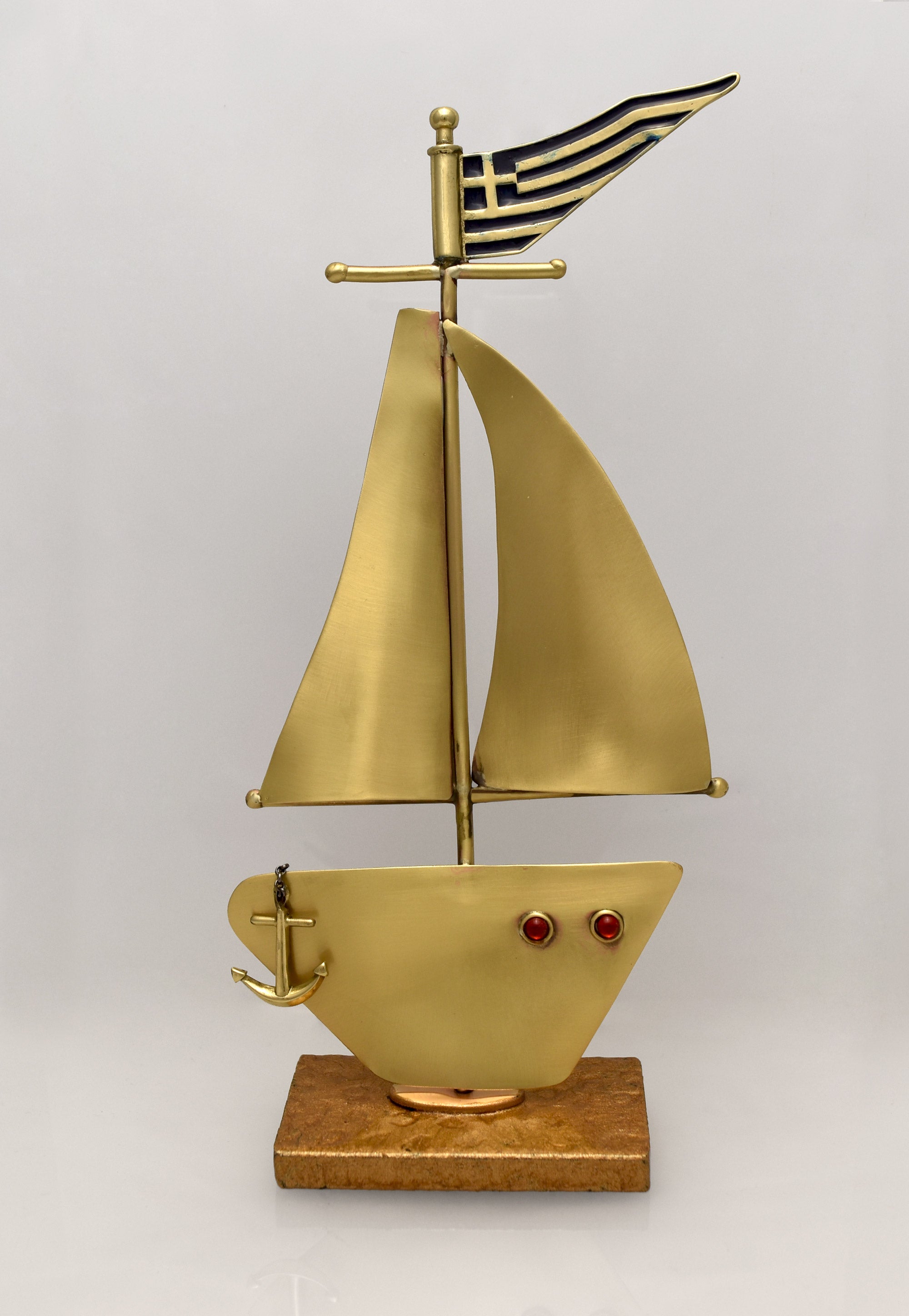 Sailboat - Decorative Sailboat, Home Decoration, Welcome Gift, Wall Hanger (XM-05) - ELEFTHERIOU EL