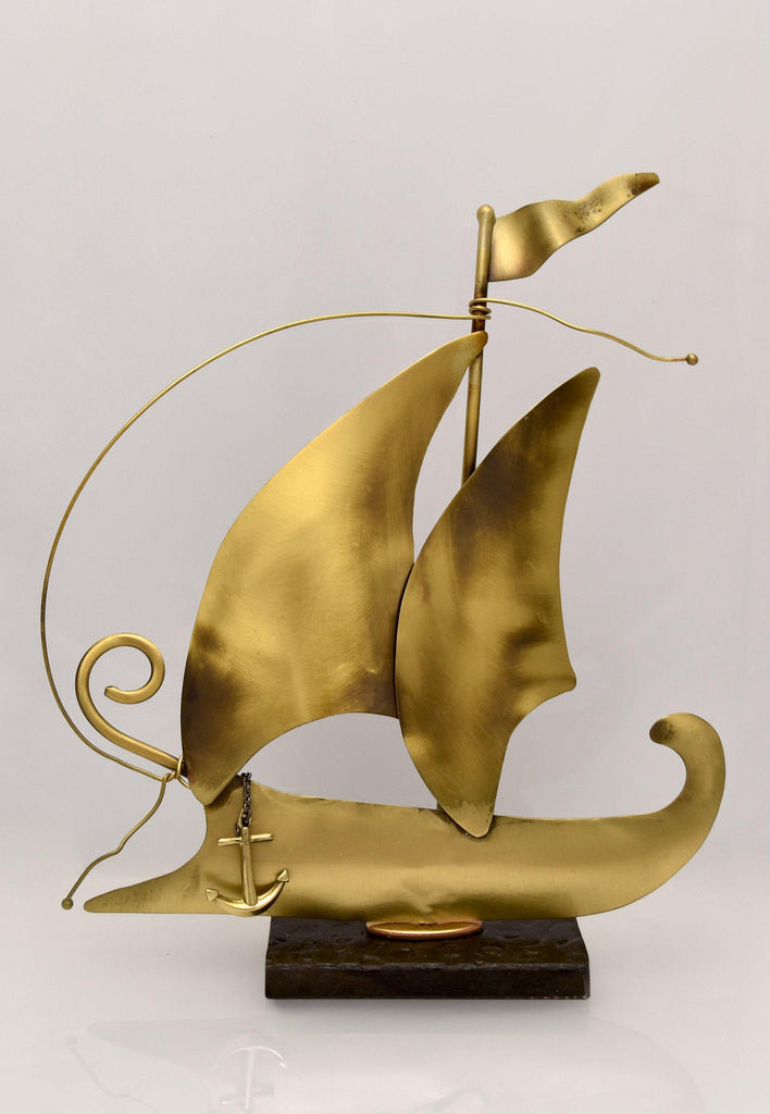 Sailboat - Decorative Sailboat, Home Decoration, Welcome Gift, Wall Hanger (XM-10) - ELEFTHERIOU EL