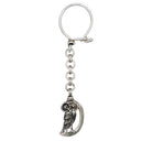 The Owl of Athena Greek Key ring in sterling silver (MP-09)